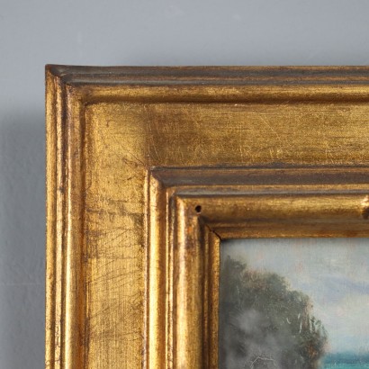 Peinture d'Ercole Garavaglia, Rapallo Marina, Ercole Garavaglia, Ercole Garavaglia, Ercole Garavaglia