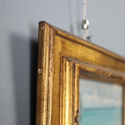 Peinture d'Ercole Garavaglia, Rapallo Marina, Ercole Garavaglia, Ercole Garavaglia, Ercole Garavaglia