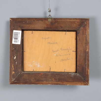 Peinture d'Ercole Garavaglia, Rapallo Marina, Ercole Garavaglia, Ercole Garavaglia, Ercole Garavaglia