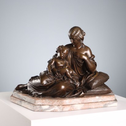 Mother and Child by James Pradier, Posthumous Copy