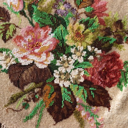 Monedero bordado con cuentas