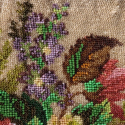 Monedero bordado con cuentas