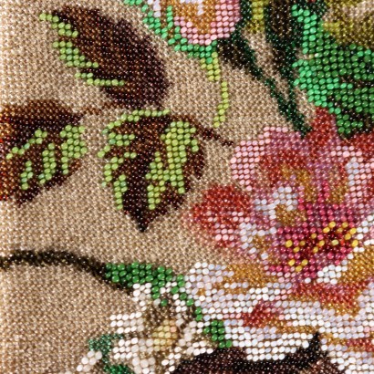 Monedero bordado con cuentas