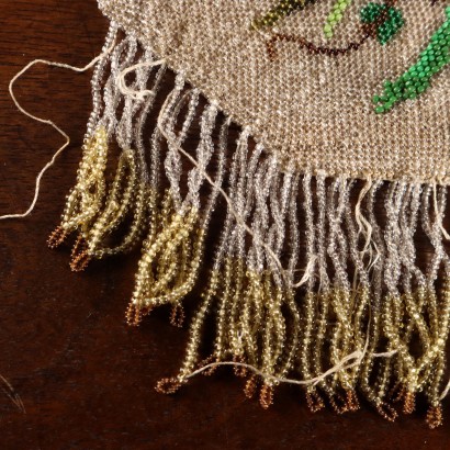 Monedero bordado con cuentas