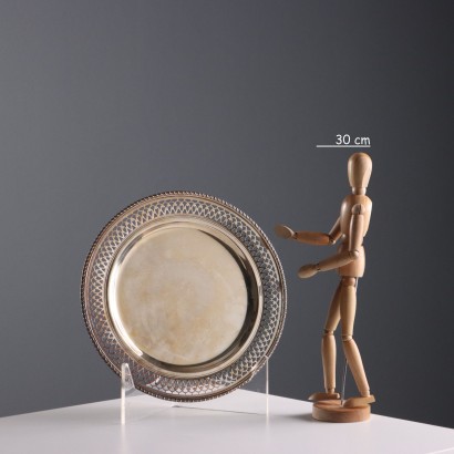 Plateau en argent fabriqué à Bologne