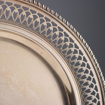 Plateau en argent fabriqué à Bologne