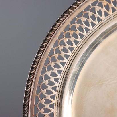 Plateau en argent fabriqué à Bologne