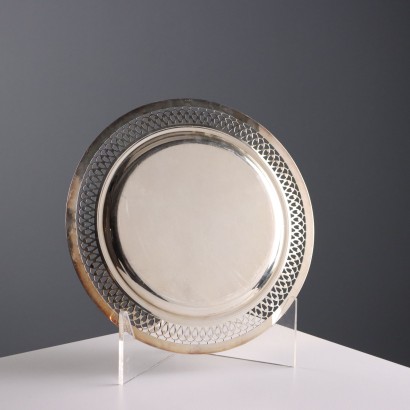 Plateau en argent fabriqué à Bologne