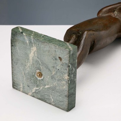 Sculpture en bronze de bergère par Ivo Soli, Ivo Soli, Ivo Soli