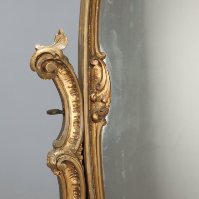 Psyché, Psyché en bois sculpté