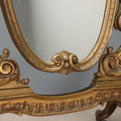 Psyché, Psyché en bois sculpté