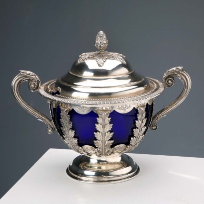 Sucrier en Argent par Pampurini Milan