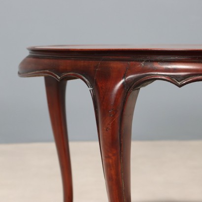 Table basse, table centrale en acajou