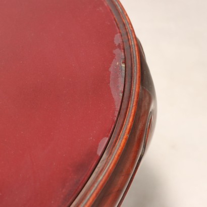 Table basse, table centrale en acajou