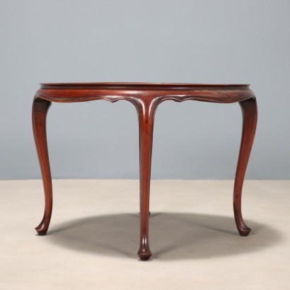 Table basse, table centrale en acajou