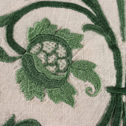 Set de table en lin brodé