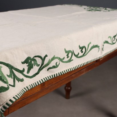 Set de table en lin brodé