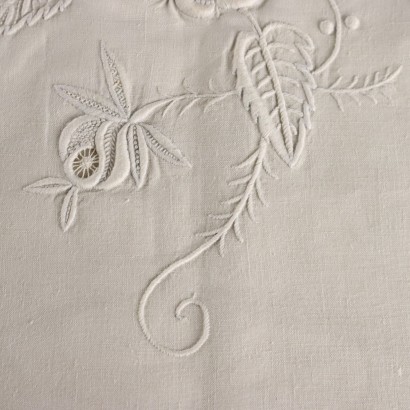 Drap-housse pour lit double avec quatre taies d'oreiller