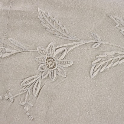 Drap-housse pour lit double avec quatre taies d'oreiller