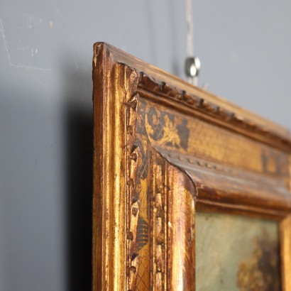 Zwei Landschaftsgemälde mit Figuren, Zwei Landschaftsgemälde mit Figuren