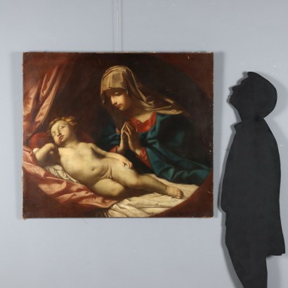 Dipinto Madonna in Adorazione del Bambin,Madonna in adorazione del Bambino dormie,Guido Reni,Guido Reni,Guido Reni,Guido Reni,Guido Reni,Guido Reni