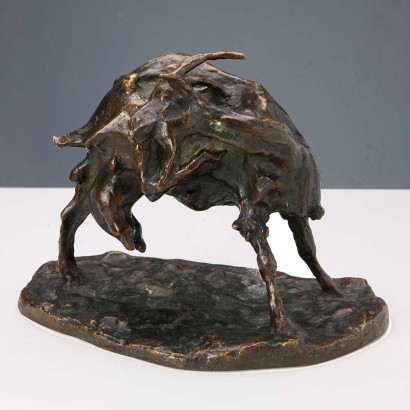 Ziegenbronzeskulptur Ernesto Bazzaro,Ernesto Bazzaro,Ernesto Bazzaro