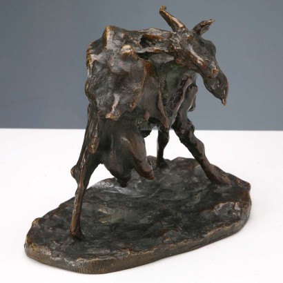 Ziegenbronzeskulptur Ernesto Bazzaro,Ernesto Bazzaro,Ernesto Bazzaro