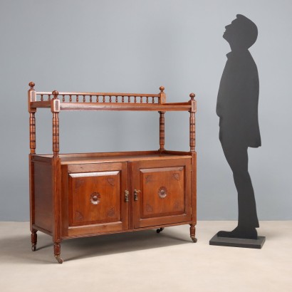 Mobile,Credenza in Rovere tinto Noce