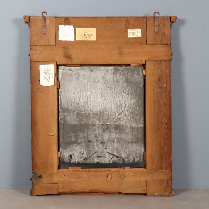 Lackierter Rahmen, freistehender Spiegel mit Rahmen