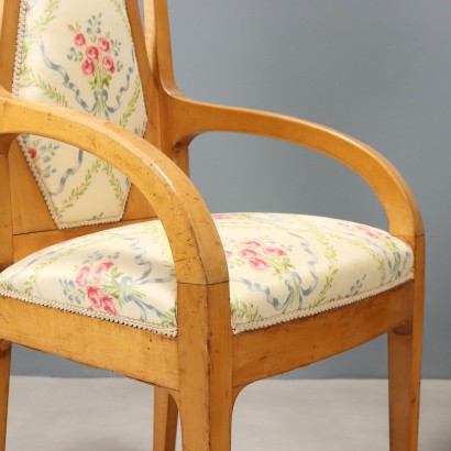 Paar Sessel, Paar Liberty-Sessel aus Ahorn