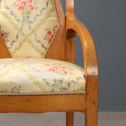 Paar Sessel, Paar Liberty-Sessel aus Ahorn