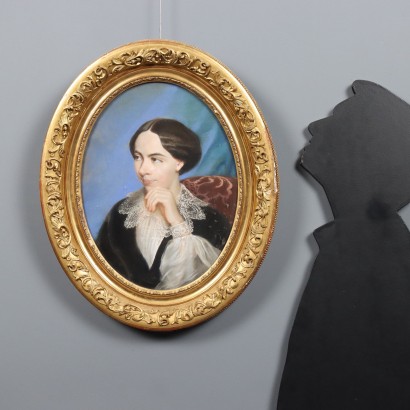 Porträtmalerei einer Frau