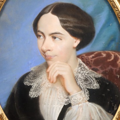 Porträtmalerei einer Frau