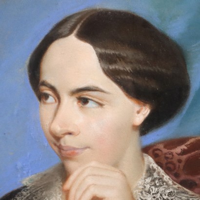 Porträtmalerei einer Frau