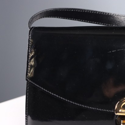 Celine Paris Vintage Lackledertasche