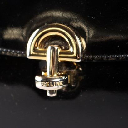 Celine Paris Vintage Lackledertasche