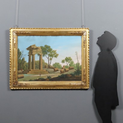 Malerei mit italienischer Landschaft