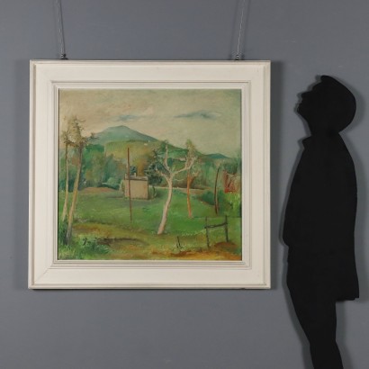 Tableau de Gino Moro, Paysage après la pluie, Gino Moro, Gino Moro, Gino Moro