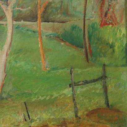 Tableau de Gino Moro, Paysage après la pluie, Gino Moro, Gino Moro, Gino Moro