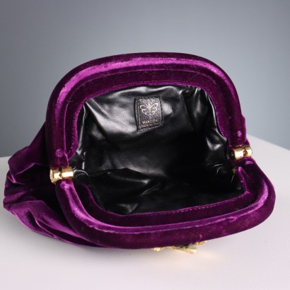 Vintage Clutch mit Schmuckbrosche