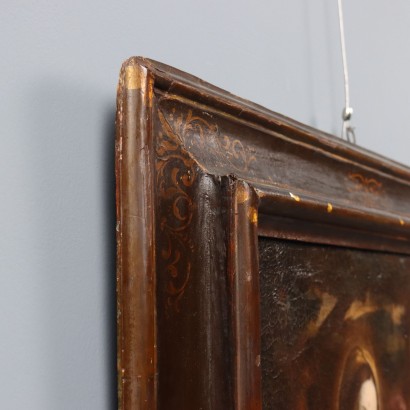 Gemälde der Heiligen Familie und der Engel