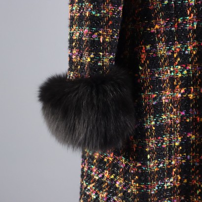 Gianni Tolentino Vintage Bouclé-Mantel