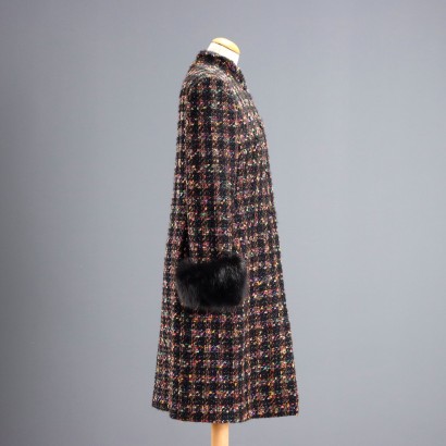 Gianni Tolentino Vintage Bouclé-Mantel