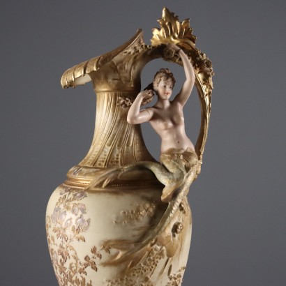 Amphora Vase in Porcelain Manufacture
