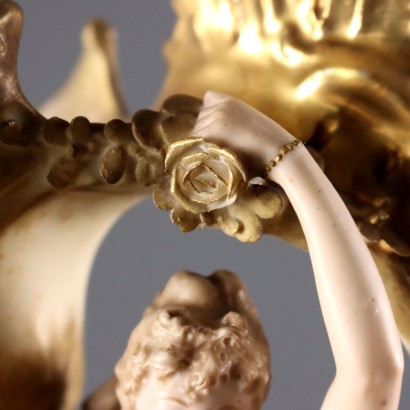 Amphora Vase in Porcelain Manufacture