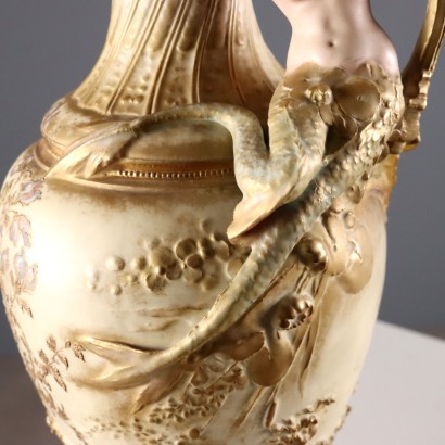 Amphora Vase in Porcelain Manufacture
