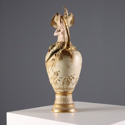 Amphora Vase in Porcelain Manufacture