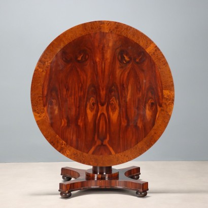 Mesa, mesa de vela de caoba