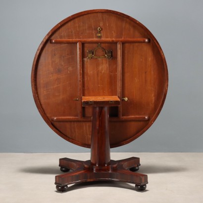 Mesa, mesa de vela de caoba