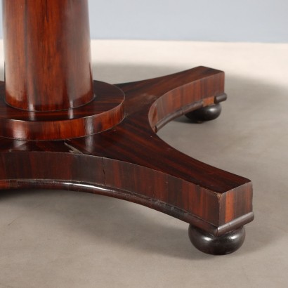 Mesa, mesa de vela de caoba